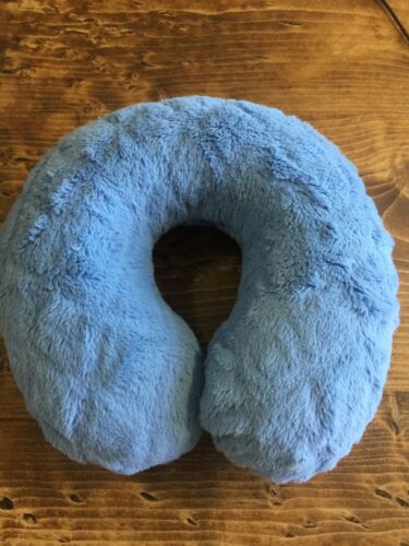 Luxe Essentials Memory Foam Travel Pillow Blue
