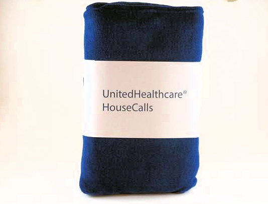 Pillow Blanket Combo. United Health Care. New