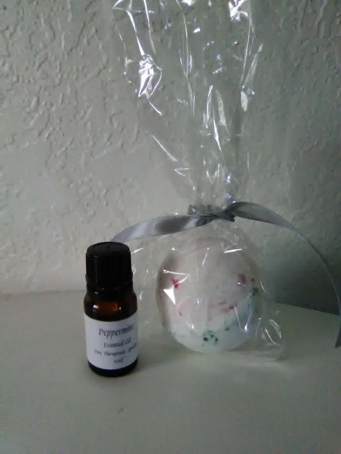All Natural, Peppermint Shower Fizzy, Scented with peppermint oil