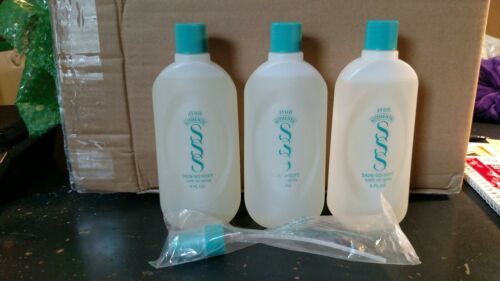 3 Bottles AVON Vintage 1990 SKIN SO SOFT Bath Oil  8 OZ. NOS UNUSED w Spray Pump