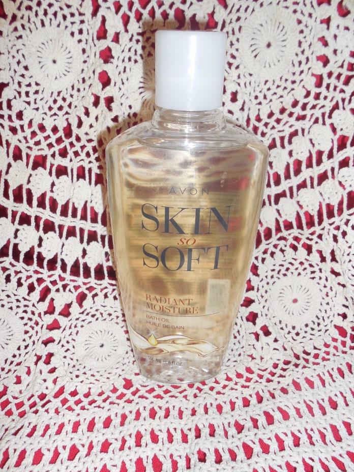 Bath Oil Avon Skin So Soft Radiant Moisture NEW/ Sealed 16.9 fl oz bottle