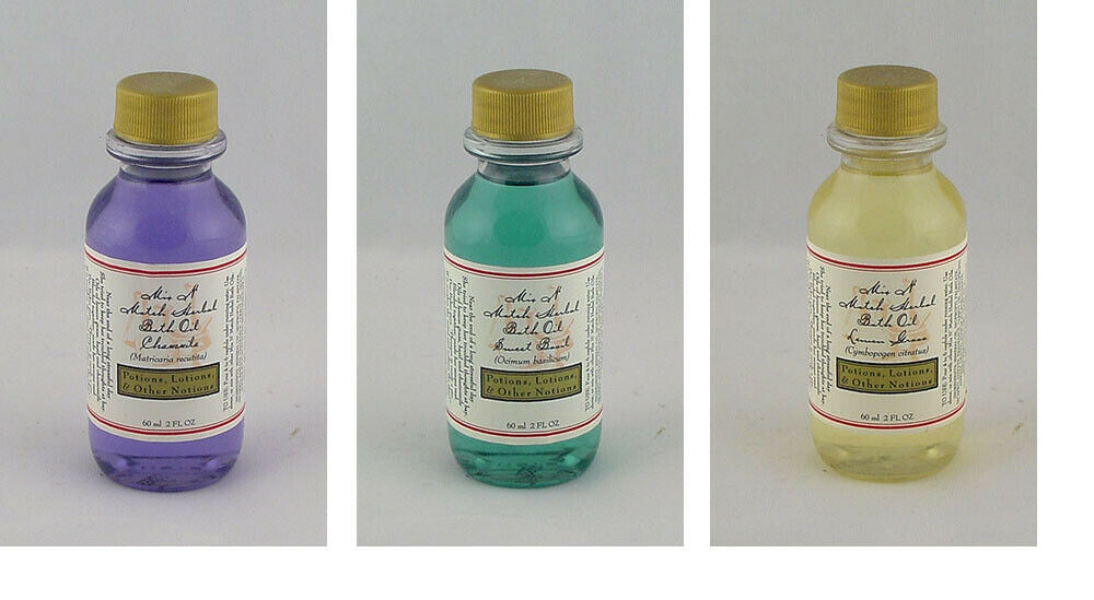 VINTAGE AVON HERBAL BATH OILS POTIONS NOTIONS AND OTHER LOTIONS