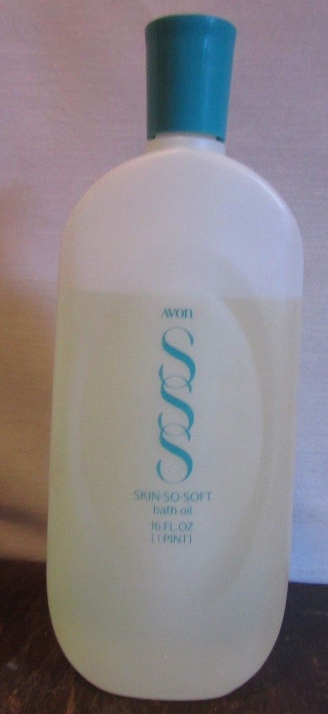 Vintage 1987 Avon Skin So Soft Authentic Bath Oil