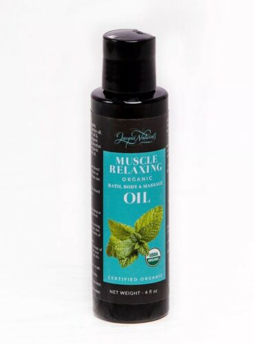 Muscle Relaxing Organic Bath, Body & Massage Oil – 4 oz