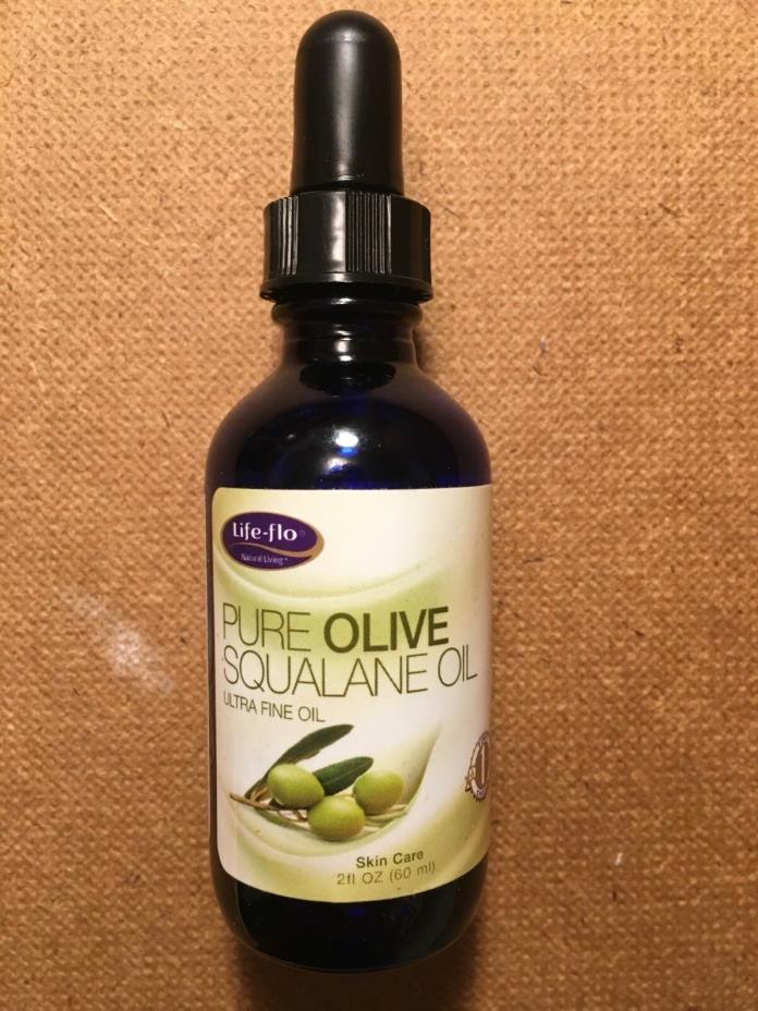 Life-Flo Pure Olive Squalane Oil - 2 fl oz, New Out of Box