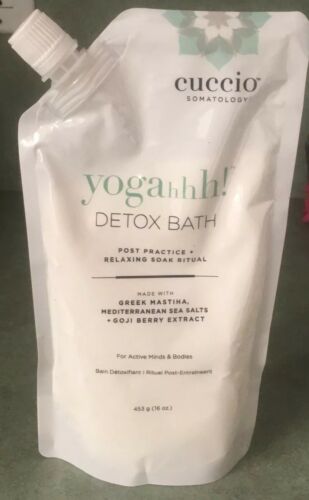 Cuccio Somatology Yogahhh! Detox Bath Sea Salts Yoga New 16oz Full Size