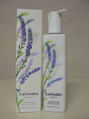 Crabtree & Evelyn Lavender Body Lotion Pump 8.3 ounce NEW