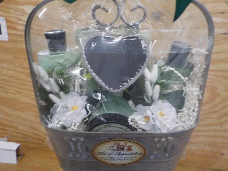 Art of Appreciation Gift Baskets Spa Treasures Green Tea Delight, OPEN BOX