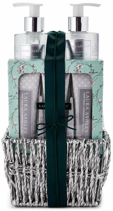 Laura Ashley 6-Piece Hand Care Gift Basket NEW Beautiful Gift