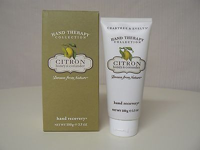 Crabtree & Evelyn Citron Hand Recovery 3.5 ounce NEW