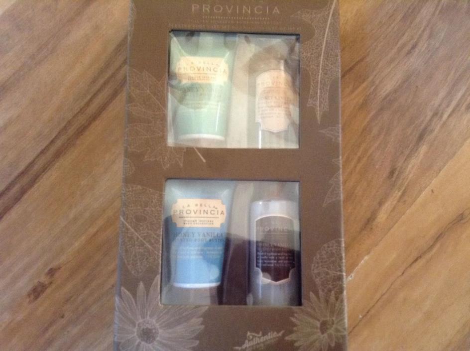 BATH AND BODY SET  NEW HONEY VANILLA