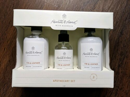 Bath And Body Gift Sets - Fir & Leather - Hearth & Hand™ with Magnolia
