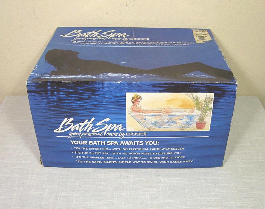 Vtg BISSELL Water Jet Bath Spa Set (80s) Hot Tub/Whirlpool BOX/MANUAL COMPLETE!