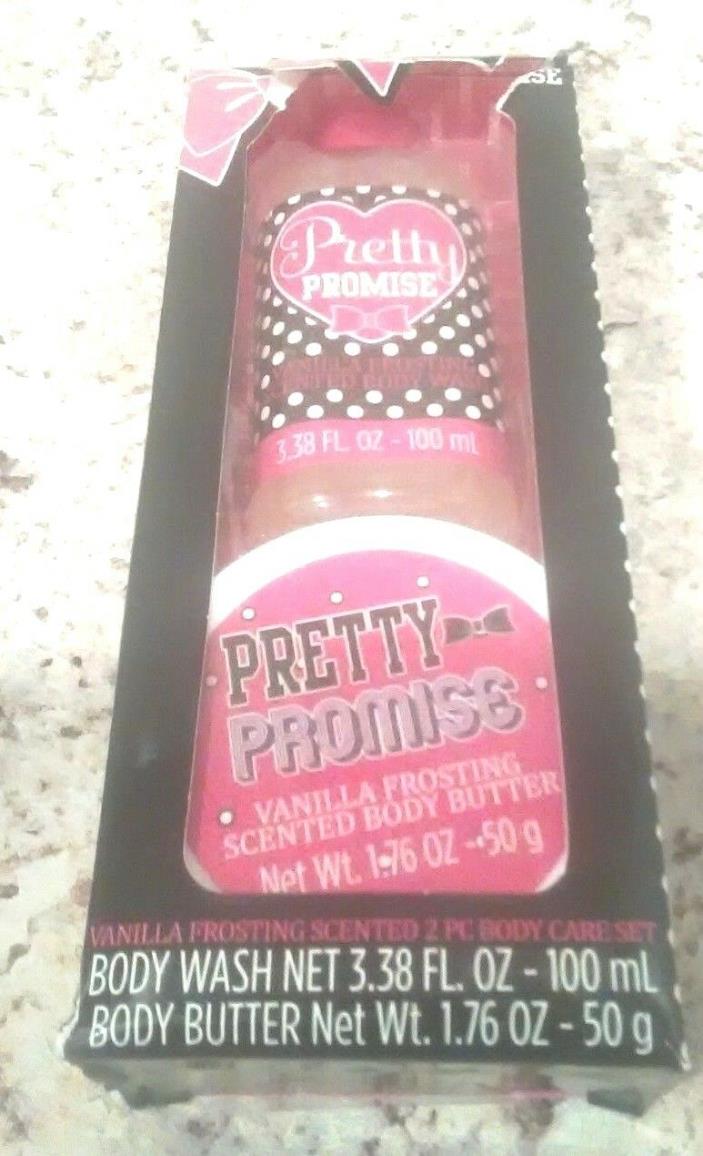 Pretty Promise Vanilla Frosting Gift Set Body Wash & Body Butter Travel To Go