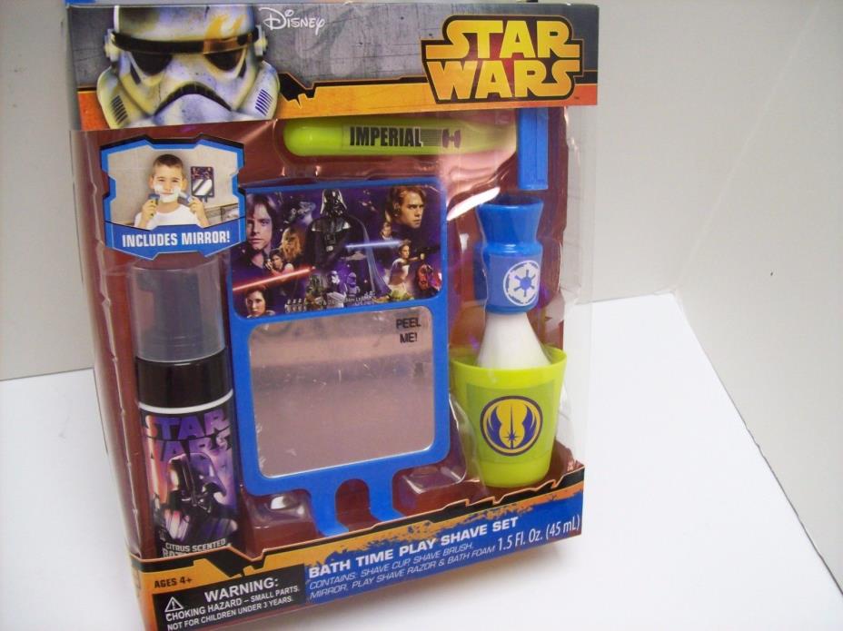 Star Wars Theme Bath Time Play Shave Set  - NEW