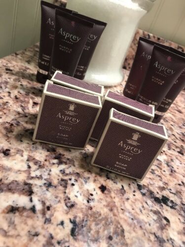 Bundle Ritz Carlton Hotel Asprey Purple Water Soap/Shower Gel/Shampoo