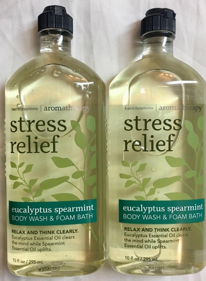 Bath & Body Works Aromatherapy Stress Eucalyptus Spearmint Body Wash 10 fl oz