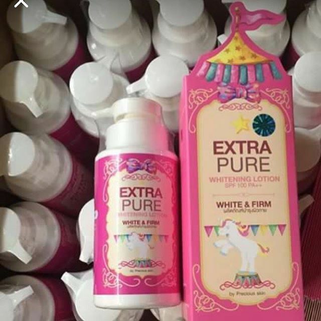 EXTRA PURE WHITENING LOTION SPF 100 SKIN WHITENING LOTION AUTHENTIC USA SELLER