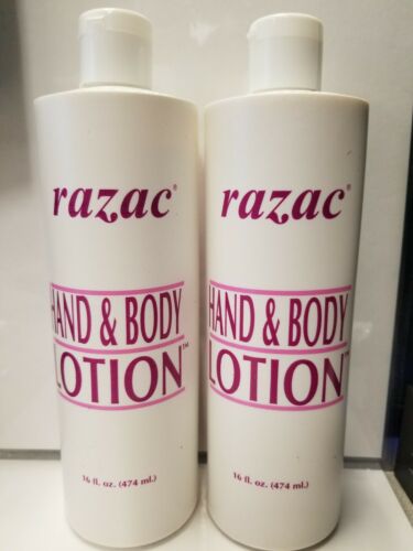 Razac Hand and Body Lotion 16oz (PACK OF 2) MOISTURIZE PROTECT SENSITIVE SKIN