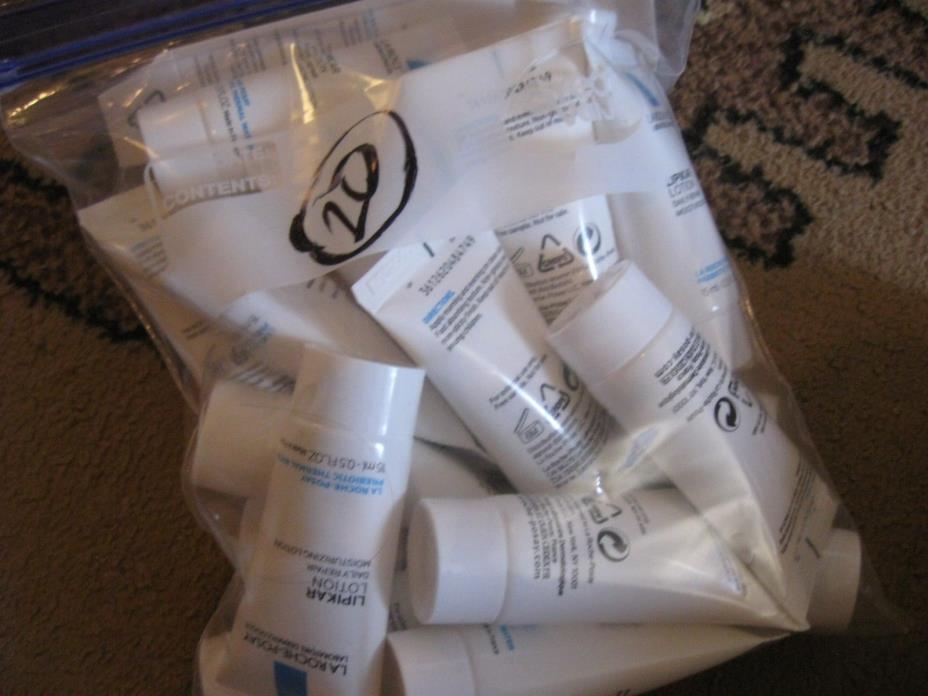 lot of 20 La Roche-Posay Lipikar lotion sample size 15 ml