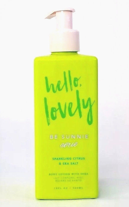 Aerie BE SUNNIE Hello Lovely Sparkling Citrus & Sea Salt Body Lotion 10 oz