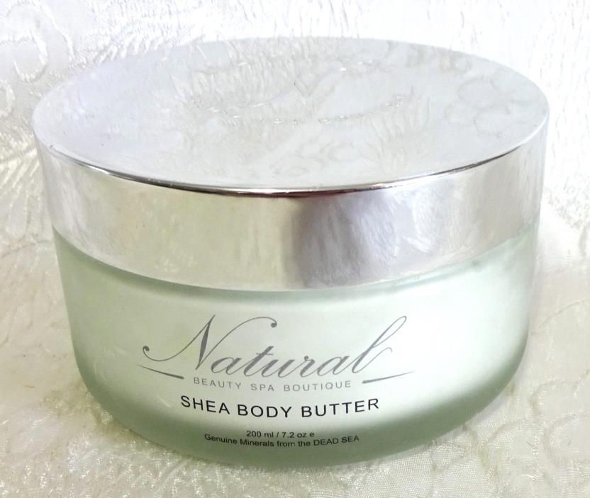 Natural Beauty Spa Boutique SHEA BODY BUTTER Minerals from THE DEAD SEA ~ 7.2 oz