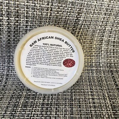 White/Ivory Raw SHEA BUTTER Unrefined Organic Grade A From Ghana 8oz