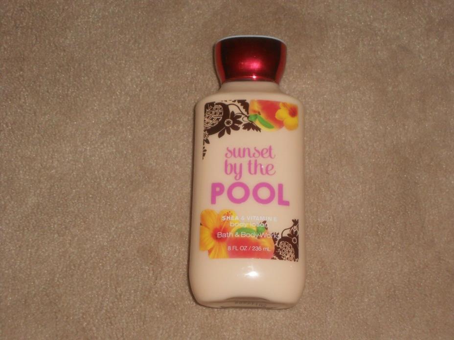 NEW, BATH & BODY WORKS SUNSET BY THE POOL SHEA & VITAMIN E BODY LOTION
