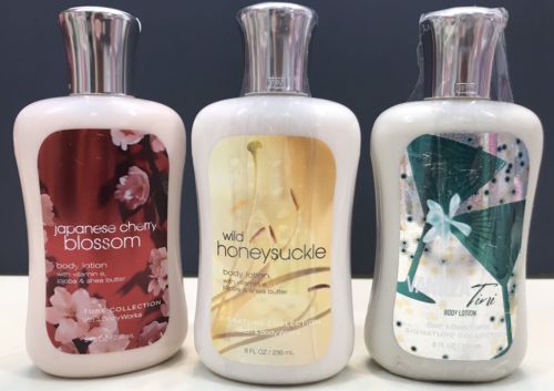 NEW Lot Of 3! Bath & Body Work Lotions.. Signature Collection HTF/Disc. Full Sz.