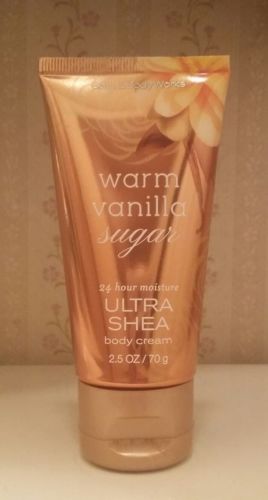 Bath & Body Works Warm Vanilla Body Cream Travel-Size New!