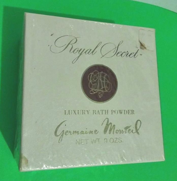 Germaine Monteil Royal Secret Bath Powder - 9 oz sealed Vintage original NOS