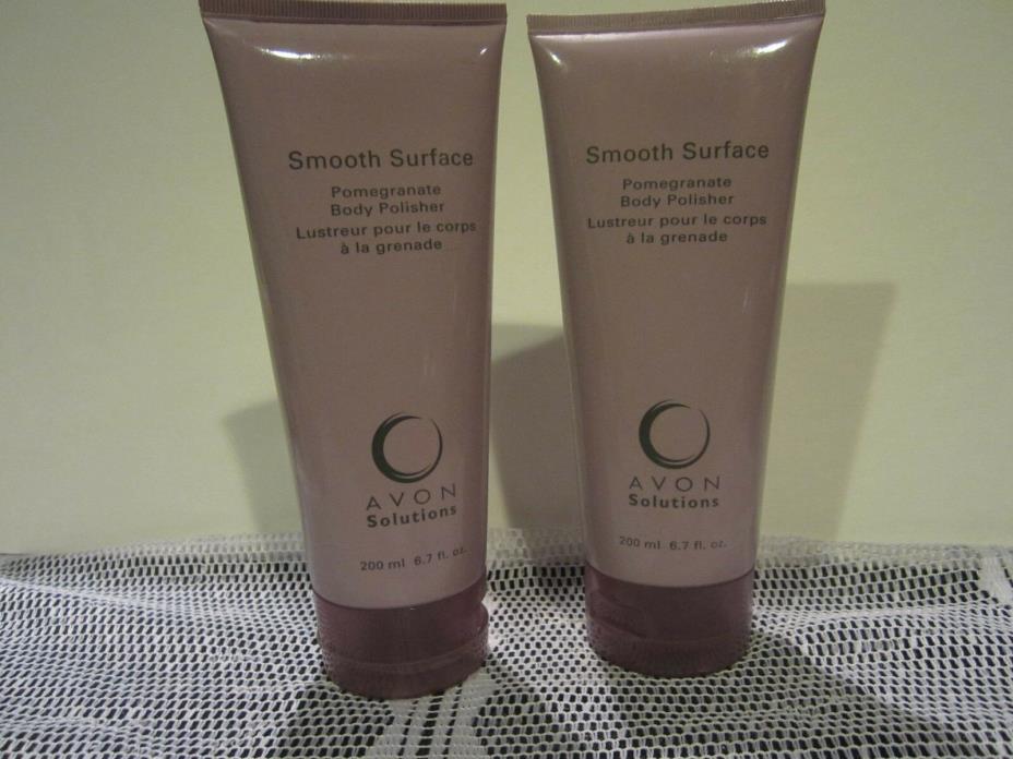 Avon  ( 2)  Smooth Surface  POMEGRANATE   Body  Polisher  6.7 fl oz  ea.