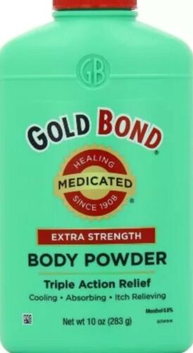 Gold Bond Medicated Extra Strength Body Powder, 10 Ounce Containers (Pack of 3)