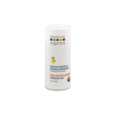 Natures Baby Organics - Silky Dusting Powder - 4 oz Fragrance Free