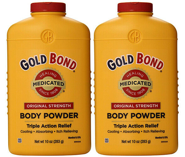 LOT OF 2 Gold Bond Body Powder Medicated 10 oz