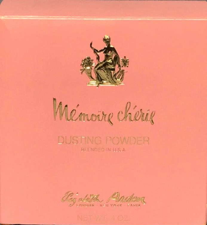 Memoire Cherie Dusting Powder 4.0 Oz. By Elizabeth Arden - New - Paper Sealed