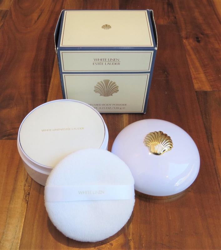 Estee Lauder White Linen Perfumed Body Powder With Puff - 120g / 4.25 oz