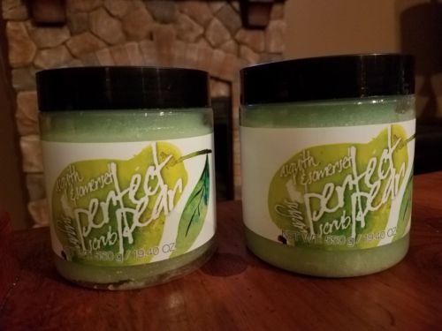 Lot of 2 Asquith & Somerset Perfect Pear Sugar Scrub 19.4 OZ.Each New & Sealed!