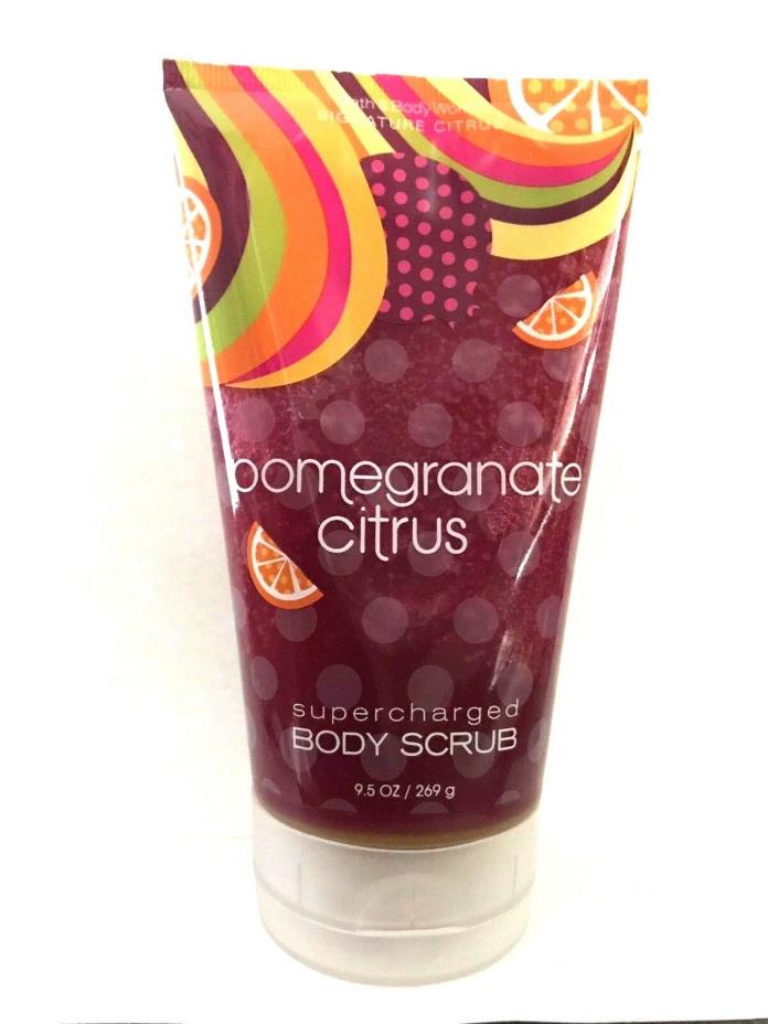 Bath & Body Works Pomegranate Citrus Body Scrub 9.5 oz BRAND NEW RARE