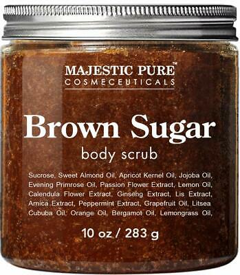 Brown Sugar Body Scrub for Cellulite and Exfoliation - Natural Body Scrub - R...