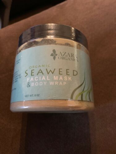 8oz Azara Organics Organic Seaweed Powder Facial Mask And Body Wrap