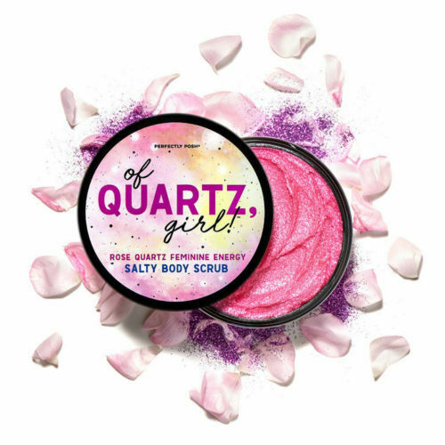 Perfectly Posh - Of Quartz Girl Salty Body Scrub Rose Quartz