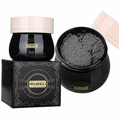 Bamboo Charcoal Sea Salt Body Scrub Facial For Deep Cleansing Exfoliation Acne