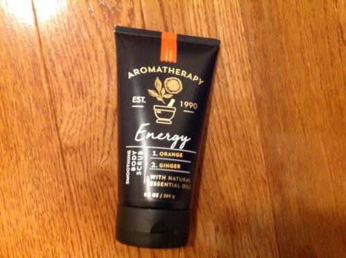 Bath And Body Works Aromatherapy Energy Orange And Ginger Body Scrub 9.5 Oz New