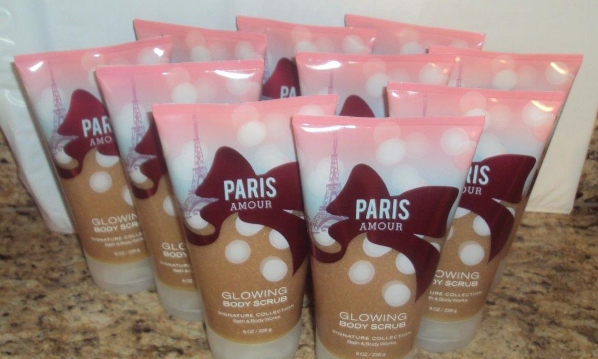 Bath & Body Works  Paris Amour Glowing Body Scrub 8 oz each x 10