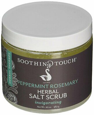 Soothing Touch W67365PR2 Salt Scrub Peppermint Rosemary, 20-Ounce