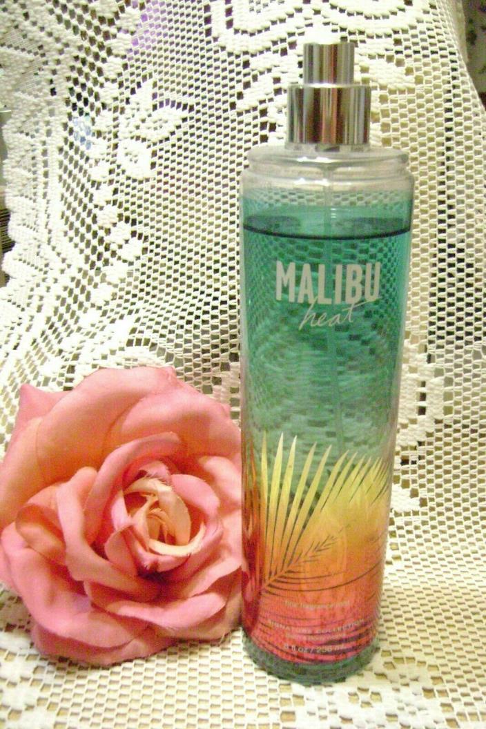 Bath & Body Works MALIBU HEAT Fragrance Mist 8 oz Gently Used No Cap