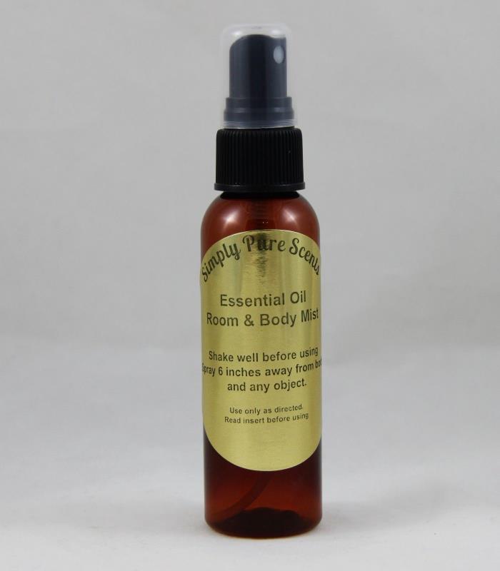 Essential Oil Room & Body Mist Sandalwood Citrus Aromatherapy Natural Spray