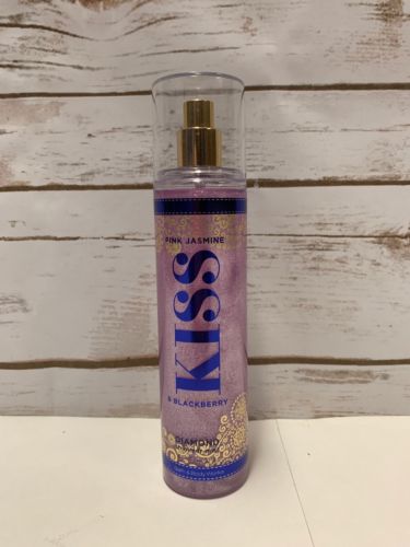 Bath & Body Works KISS Pink Jasmine Blackberry Diamond Shimmer Mist 8 oz NEW