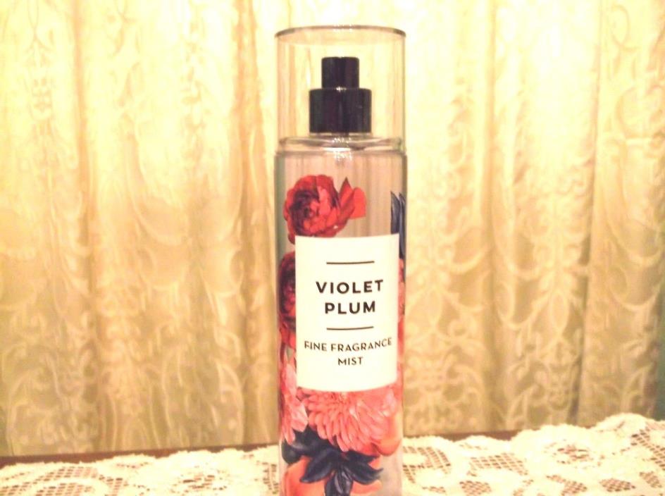 Bath & Body Works Violet Plum Fragrance Mist ~ 8 oz ~ Ships 1 Day Free!!!
